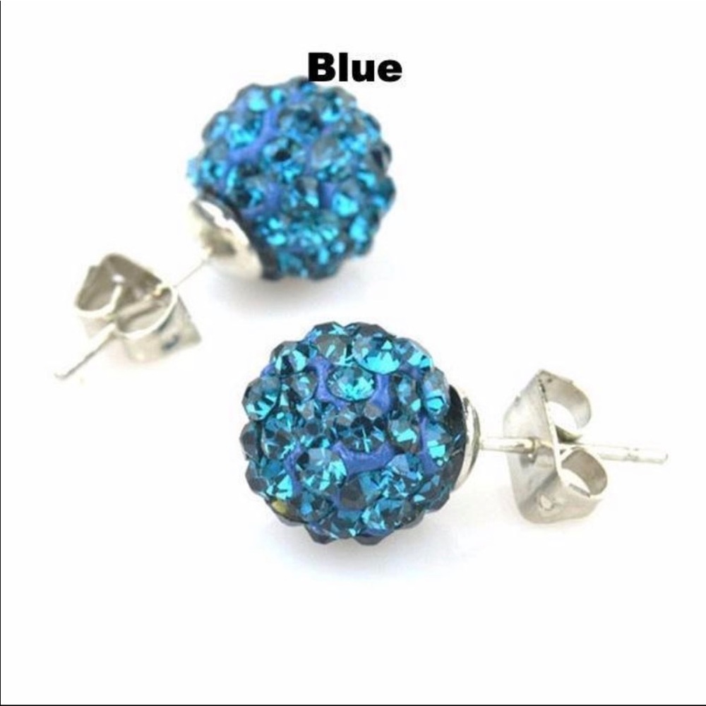 5 pair of Glitter Earring Studs for $12 - Picture 10 of 16